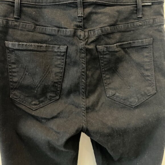MOTHER Black Boot Cut Jeans - Picture 4 of 7